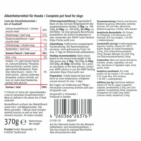 Hond Accessories Natvoer Polo Powerkick 370g 6 Stuk -3- Anifit